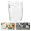 Office Trash Can Clear Design Practical Household Garbage Bin 5