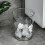 Office Trash Can Clear Design Practical Household Garbage Bin 8