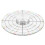 Pottery Divider Ceramic Round Divider 12.00x12.00x0.20cm 1
