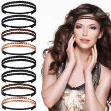 Headbands Women Elastic 12pcs 9.1x1.6x0.2in