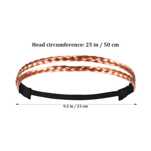 Headbands Women Elastic 12pcs 9.1x1.6x0.2in 1