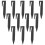 100 Pcs Windproof Floor Nails 8.50x1.90x0.90cm Black 6