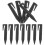 100 Pcs Windproof Floor Nails 8.50x1.90x0.90cm Black 4