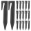 100 Pcs Windproof Floor Nails 8.50x1.90x0.90cm Black 7