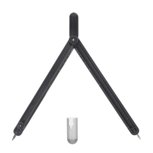 Drawing Tool With Scale Geometry Circle Maker Student Black