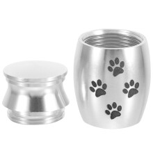 Zilveren Metalen Dierenurn Dierenas Kat Hond Herinnering