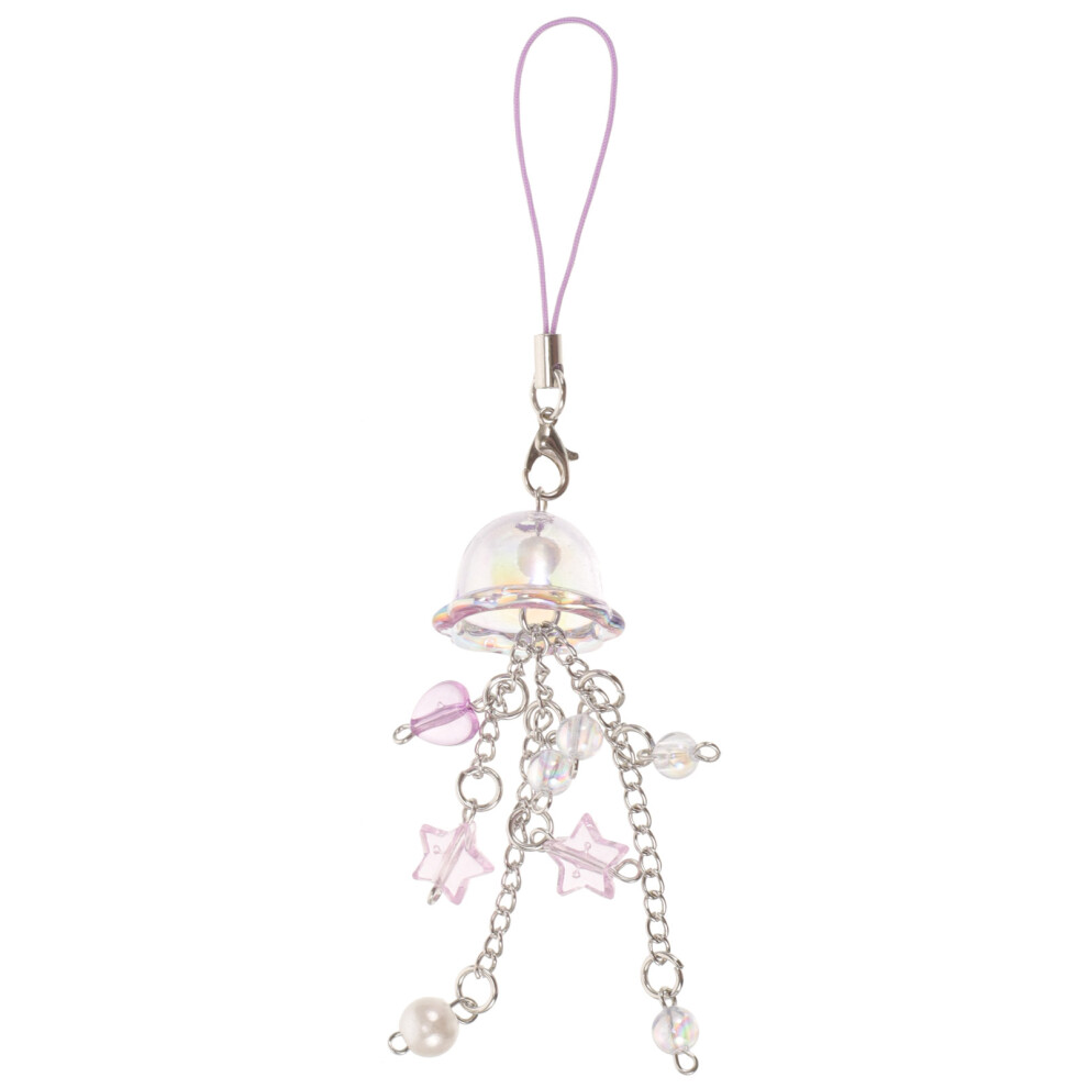 Pendant Tassel Mobile Phone Chain 14.00X2.30x2.30cm Violet 3164185338901