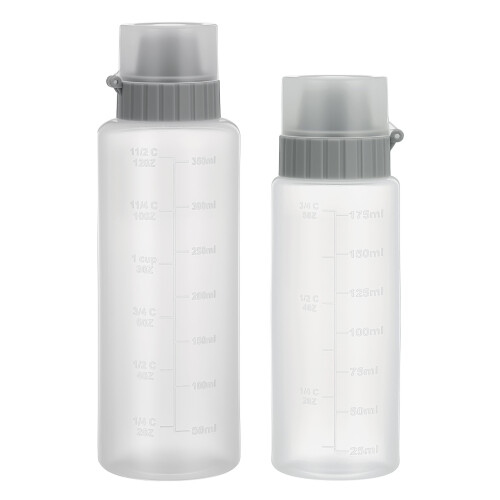 2 Pcs Dressing Condiment Squeeze Bottle Sauce Dispensers