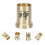 Copper Incense Bottle Chinese Tea Ceremony Utensils Gongfu Tools 6