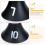 Assorted Color Basketball Training Cones 10pcs 23x17.5cm 10