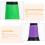 Assorted Color Basketball Training Cones 10pcs 23x17.5cm 11
