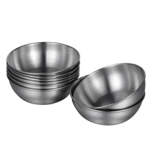 Sauce Dishes Stainless Steel 8pcs Food Shops Catering