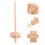 Wood Thread Organizer Rack Drop Spindle Khaki 1pack 2