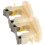 Worgeous 2 Pcs Tableware Storage Rack Mop Holder 7.5*6.5cm White 8