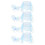Box For Wedding Party Box 4pcs 5.3x2.0x1.4in 5