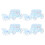 Box For Wedding Party Box 4pcs 5.3x2.0x1.4in 7