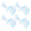 Box For Wedding Party Box 4pcs 5.3x2.0x1.4in 10