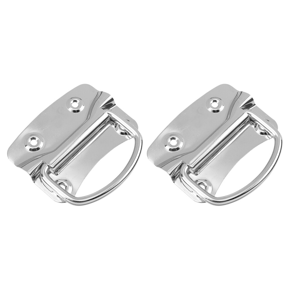 2Pcs Folding Stainless Steel Pull Handle For Toolbox Cabinet Drawer 3164077290546