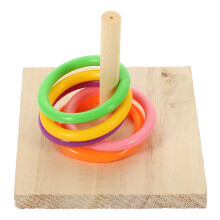 Ring Toy Fitness Parrot Foraging Wind Chime Bird Forging Toys Birds