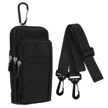 Nylon Belt Cell Crossbody Purse Unisex Waist Bag Pack
