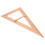 Classroom Supplies Ruler Teaching Aid Wooden 1pack 6