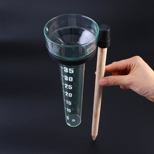 Rain Meter Measuring Cup Gauge Outdoor Water Timer Cylinder 1
