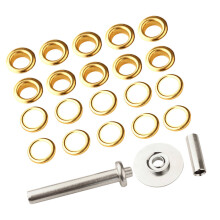 103Pcs Assorted Color Iron Eyelets Grommet Kit for Tent Awning Repair