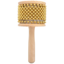 Small Cabasa Wooden Musical Shaker For Jazz Performances 1pack
