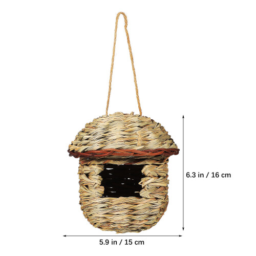 Decorative Bird Houses Jute Cord 3pcs 2