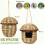 Decorative Bird Houses Jute Cord 3pcs 8