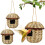 Decorative Bird Houses Jute Cord 3pcs 2