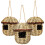 Decorative Bird Houses Jute Cord 3pcs 1