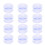 12 Pcs Suction Cups Set Double-Sided Clear Plastic Without Hooks 7