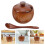 Rectangular Condiment Jars Home 2pcs 10