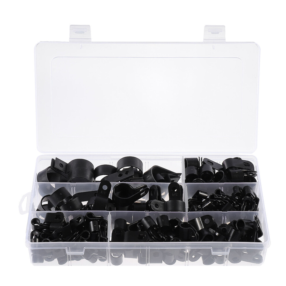 200Pcs Nylon Wire Clamps For Cable Management In Workshop 3164185344391