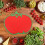 Tiny Cutting Board Red Polypropylene 1pack 9