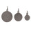 3pcs Stainless Steel Targets For Shooting With Replaceable 2