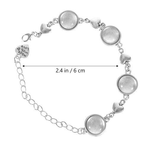 10Pièces Bracelet Blank En Alliage Accessoire DIY Mode 1