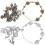 10Pièces Bracelet Blank En Alliage Accessoire DIY Mode 11