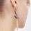 Masteelf  6 Pcs Ear Ringing Backs Clear Earring Gold Locking For Studs 10