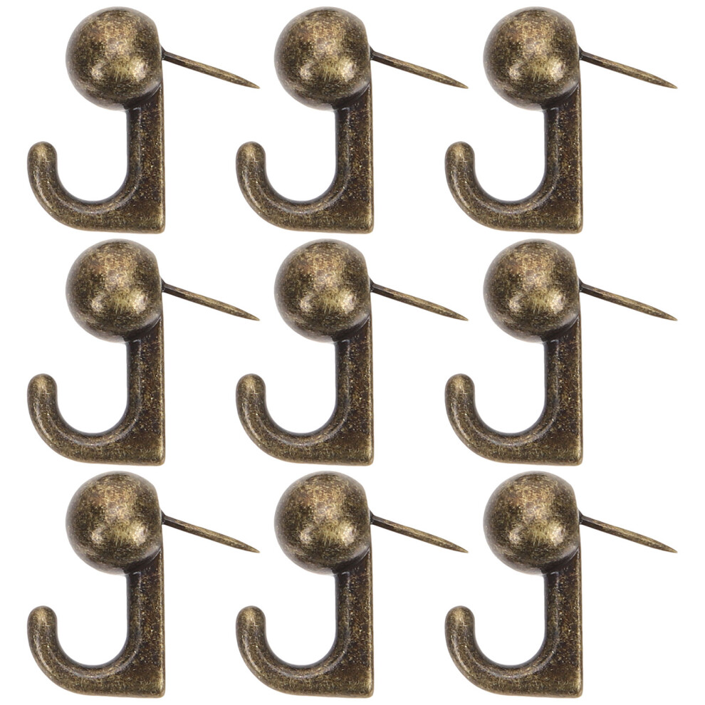 Push Pin Picture Hangers Zinc Alloy 30Pcs 0.8X0.4in 3164149001964
