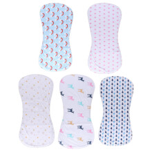 Burp Clothes Towel Assorted Color 5pcs