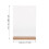 Beech Wooden Table Card Restaurant Sign Stand Small Tabletop Holder 2