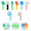Data Cable Protective Cover Silica Gel Assorted Color 8 Pcs 5