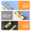 Ball Door Latch Ball Catches Yellow Solid Brass 2pcs 9
