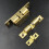 Ball Door Latch Ball Catches Yellow Solid Brass 2pcs 6