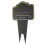 No Soliciting Sign For Garden Practical Design Black 1set 8