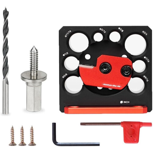 820 mm Electric Drill for Woodworking, Adjustable Doweling Machine with Carbide Blade, Type D (Inch) Specifications 2