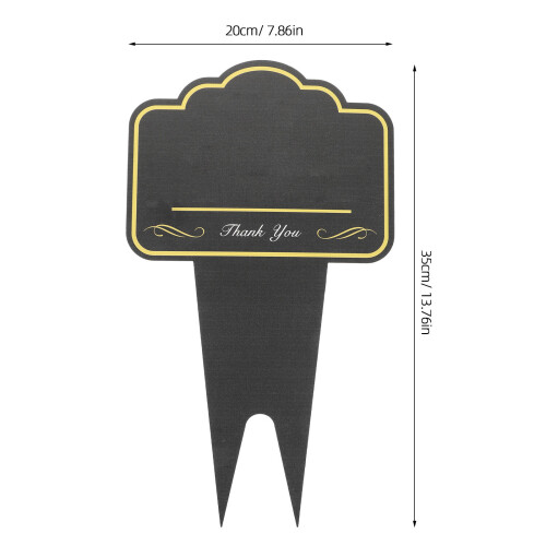 No Soliciting Sign For Garden Practical Design Black 1set 1