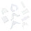 9pcs Free Motion Quilting Ruler Templates Quilter'S Ruler Patchwork 1